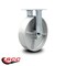 Service Caster 8 Inch Semi Steel Wheel Rigid Caster with Roller Bearing SCC-30R820-SSR - alternate 3